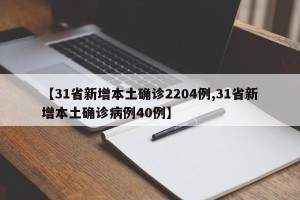 【31省新增本土确诊2204例,31省新增本土确诊病例40例】